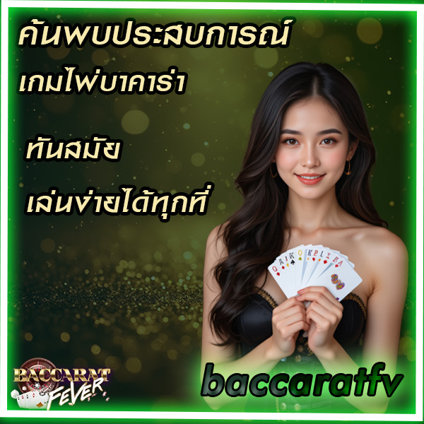 ค้นพบประสบการณ์เกมไพ่บาคาร่า baccaratfv ที่ทันสมัย