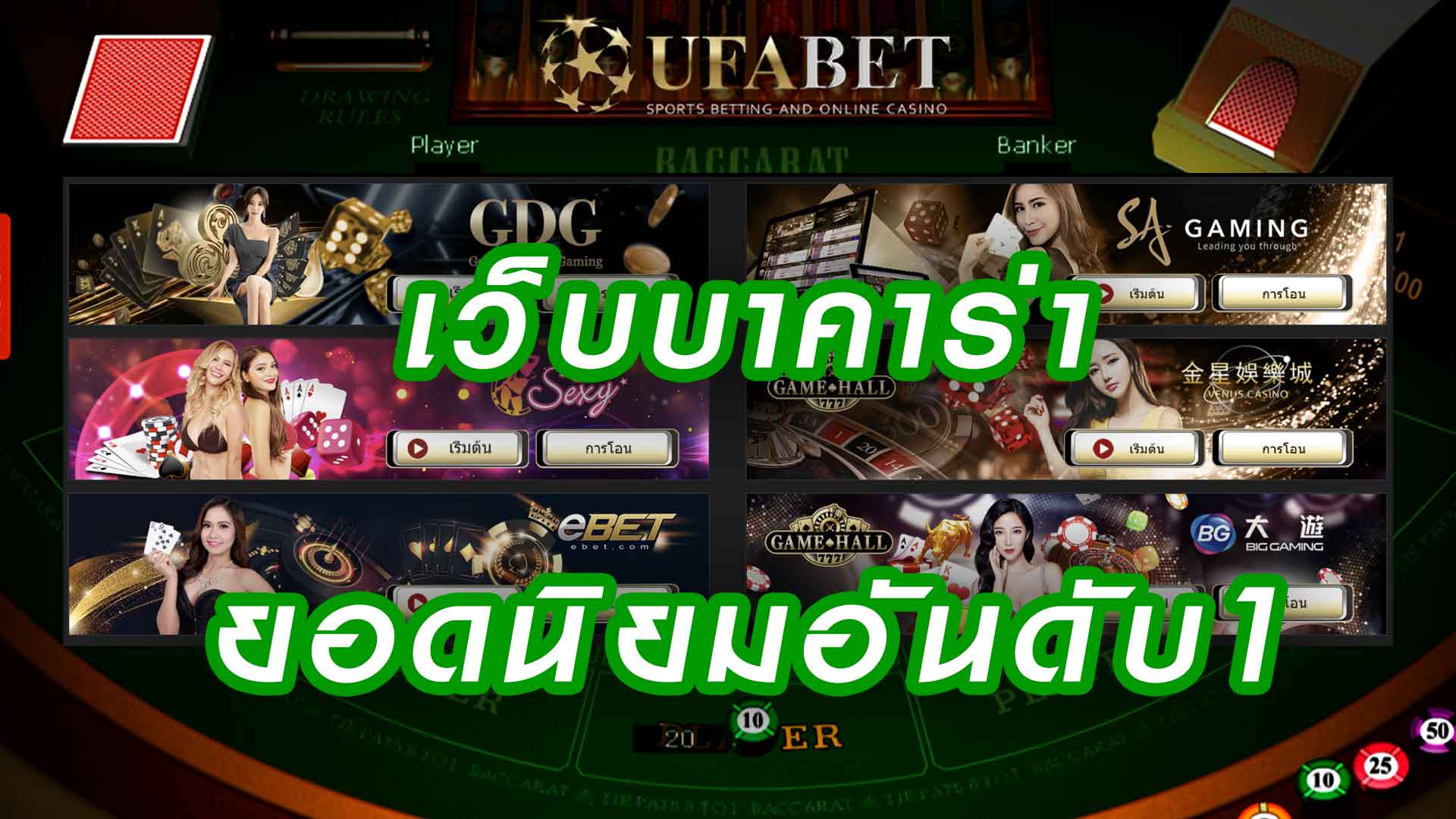 เว็บบาคาร่ายอดนิยม